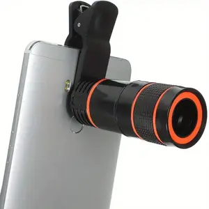 Universal Long Focus Lens for Smartphones, 8x HD Zoom, Lightweight Portable, Multi-Scene Compatibility, Travel Photography, Gaming Aid, Mobile Phone Lens, Smartphone Camera Accessories