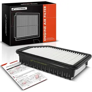 Engine Air Filter Compatible With Hyundai Accent 2012-2017, Veloster 2012-2017, Kia Rio 2012-2017, Soul 2012-2019, Rigid Panel, Replace# 281131R100