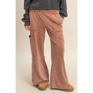 Chestnut  Oversized Cargo Joggers