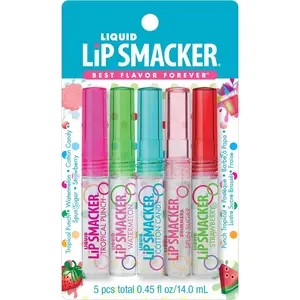 Lip Smacker Liquid Lip Gloss Friendship Pack, 5 Count