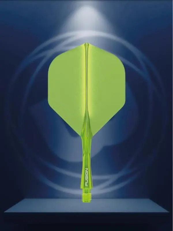 Winmau Fusion Integrated Flight & Shaft Fluoro Yellow Short