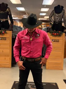 Mens OV Fashion Dark Pink w/Light Pink Letters