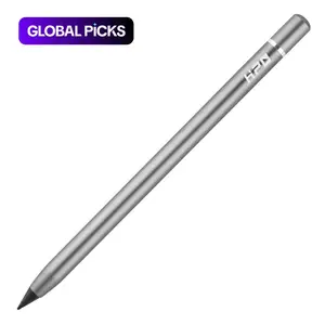 Aluminum Alloy Eternal Pencil with Eraser, 1 or 10 Pcs Creative Everlasting Pencil, Modern Portable Writing Stationery for Students at Home, School or Office