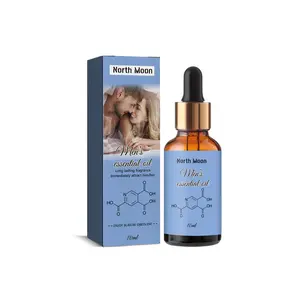 North Moon Pheromone Natural Body Essential Oil (Blue) — natural, fresh scent with long-lasting fragrance for men and women