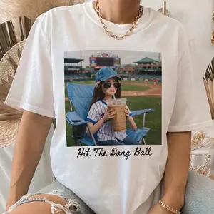 Hit The Dang Ball Baseball Shirt, Softball Ball Mom Tee, Baseball Mama Style Gift