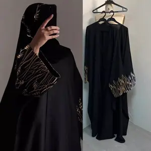 Luxury Arab Embroidered Abaya