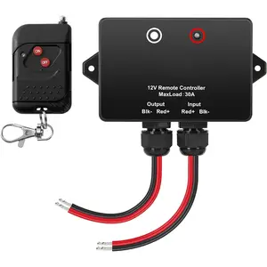 12 Volt 30A  Remote Control , 300ft  Remote Control Range, Ideal for Agricultural Sprayers, Spray Pumps, IP67