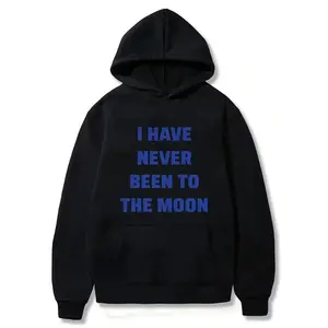 Never Been to the Moon Hoodie, Space Gift, Alien Astronaut Hoodie, Funny Meme Hoodie, Satirical Hoodie, Sarcastic Hoodie, Prank Gift, Stylish Hoodie