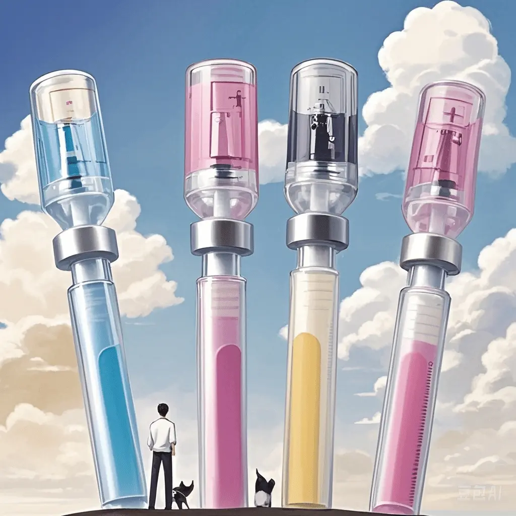 2-Pack Novelty Syringe Gel Ink Pens, Medical Vaccine Theme, Rollerball Writing Tool, Stress Relief Signature Pens for Nurses Doctors Students, Rollerball Pen Set, Jelly Pen Set