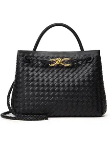 Women Woven Tote Bag Leather Shoulder Backpack Designer Handbag Stylish Portable Bag Fashionable Ladies Purse Crossbody Handbag Crossbody Bags