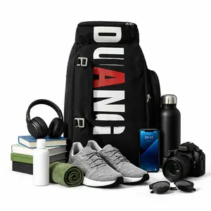 Large Capacity Travel Backpack For Men Women, Wet Dry Separate Pocket Gym Backpack, Lightweight Multi Pocket Sports Bag For Fitness Swimming Camping School Outdoor Travel