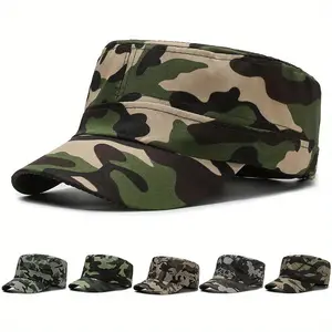 Outdoor Camouflage Cap For Fashionable Sports With Breathable Shade For Jungle Adventure