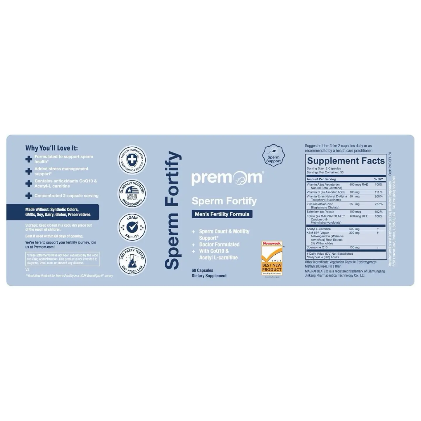 acetyl l-carnitine and male fertility Amazon.com: L-Arginine supplement for men, Supplement , Sperm Motility Support & Male Reproductive Health Formula with L-Carnitine, L-Carnitine, Zinc, CoQ10, 60 Servings Powder : Health & Household Amazon.com: Premom Sperm Fortify, Male