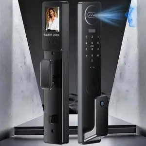 3D Face RecognitioElectronic Door Lock Unlock Digital Door Lock With Camera FIngerprint Password Unlock Keyless Smart Lock Security Lock Biometric Smart Lock