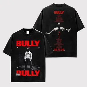 [StayFaded] Bully Album 2026 Premium Washed T-Shirt – Must-Have for Ye Fans & Hip-Hop Lovers V7, Double-sided design T-shirt, Vintage Graphic Tee, Perfect Gift for True Ye Stans. Top