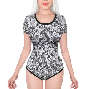 Littleforbig Cotton Romper Kawaii Cosplay Costume Onesie Pajamas Bodysuit - UwU Onesie