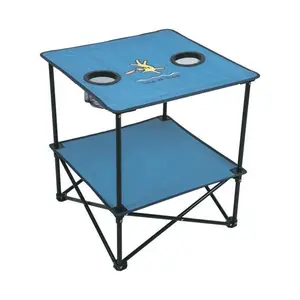 Life is Good 22" Square Compact Folding Beach Table