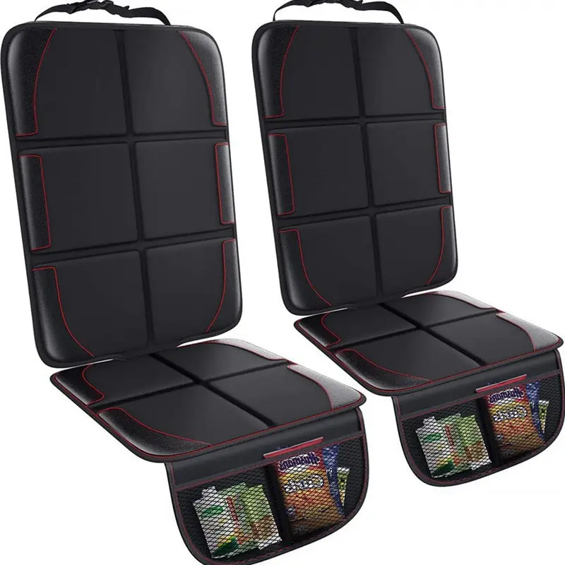 YXCY Car Seat Protector,2 Pockets, Waterproof 600D Fabric Carseat Protector Car Seat Cover for Child Car Seat with Nonslip Backing Mesh Pockets for Baby and Pet SUV Sedan Truck Leather Seats