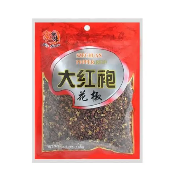 BIG GREEN Authentic Sichuan Red Peppercorns 100g - Premium Grade, Aromatic Mala Spice for Authentic Chinese Cooking