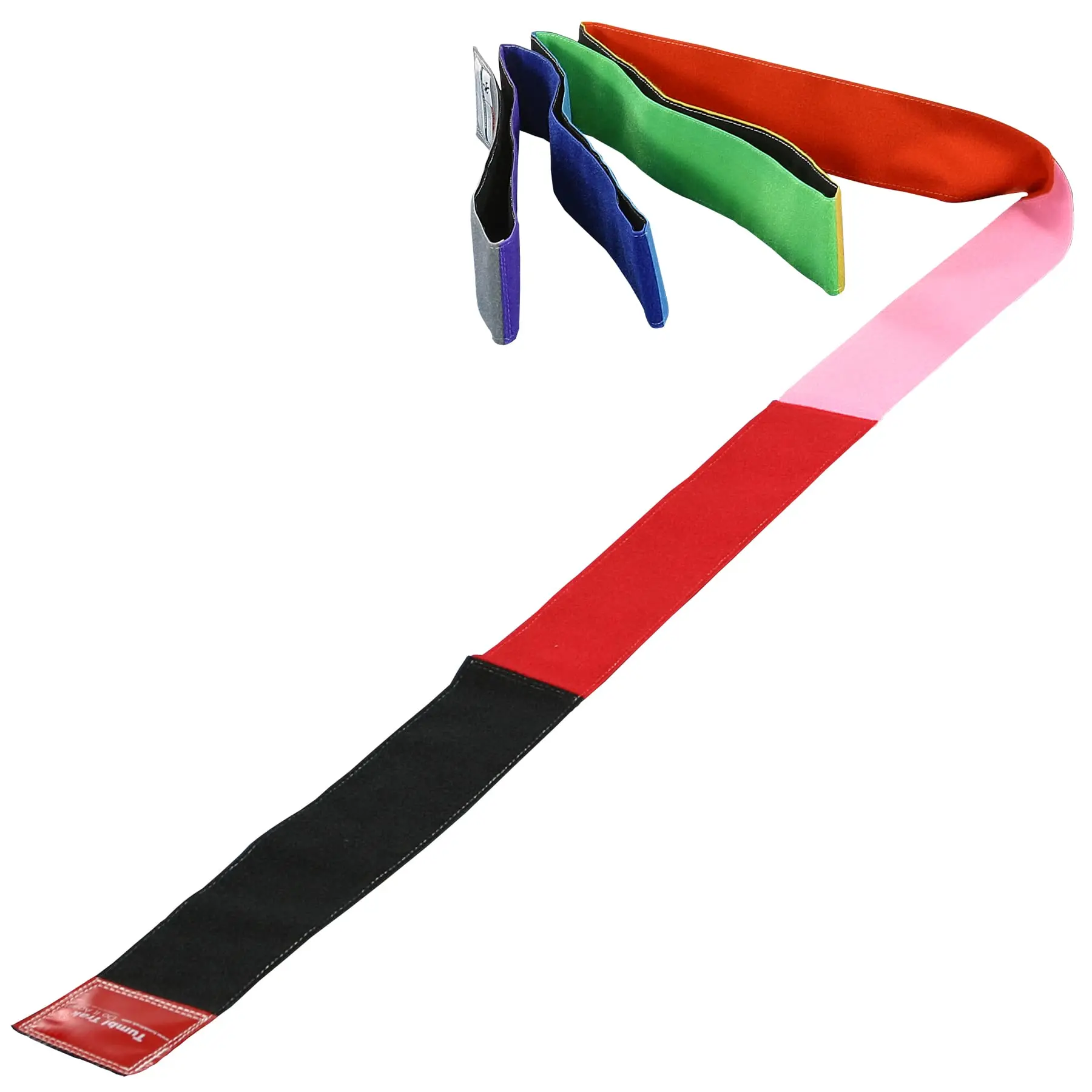 Tumbl Trak Criss Cross Cheer Tumbl Tape - Unisex Synthetic Gymnastics Tape with Velcro Strips for Classroom Organization (20ft), Strips Sports Tapes