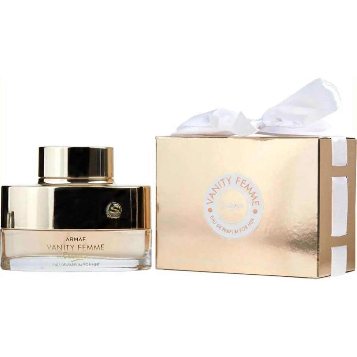 Armaf Vanity Femme Essence Women's EDP Fragrance - 3.4 fl oz Aerosol Spray, Floral Fruity, Jasmine Rose, Citrus, Musk Vanilla, Creamy Amber, Aero Musk Women's Fragrance, New in Box, Amber Gourmand Perfume, Spray On Skin, Contains Aerosol, Vanilla Scents