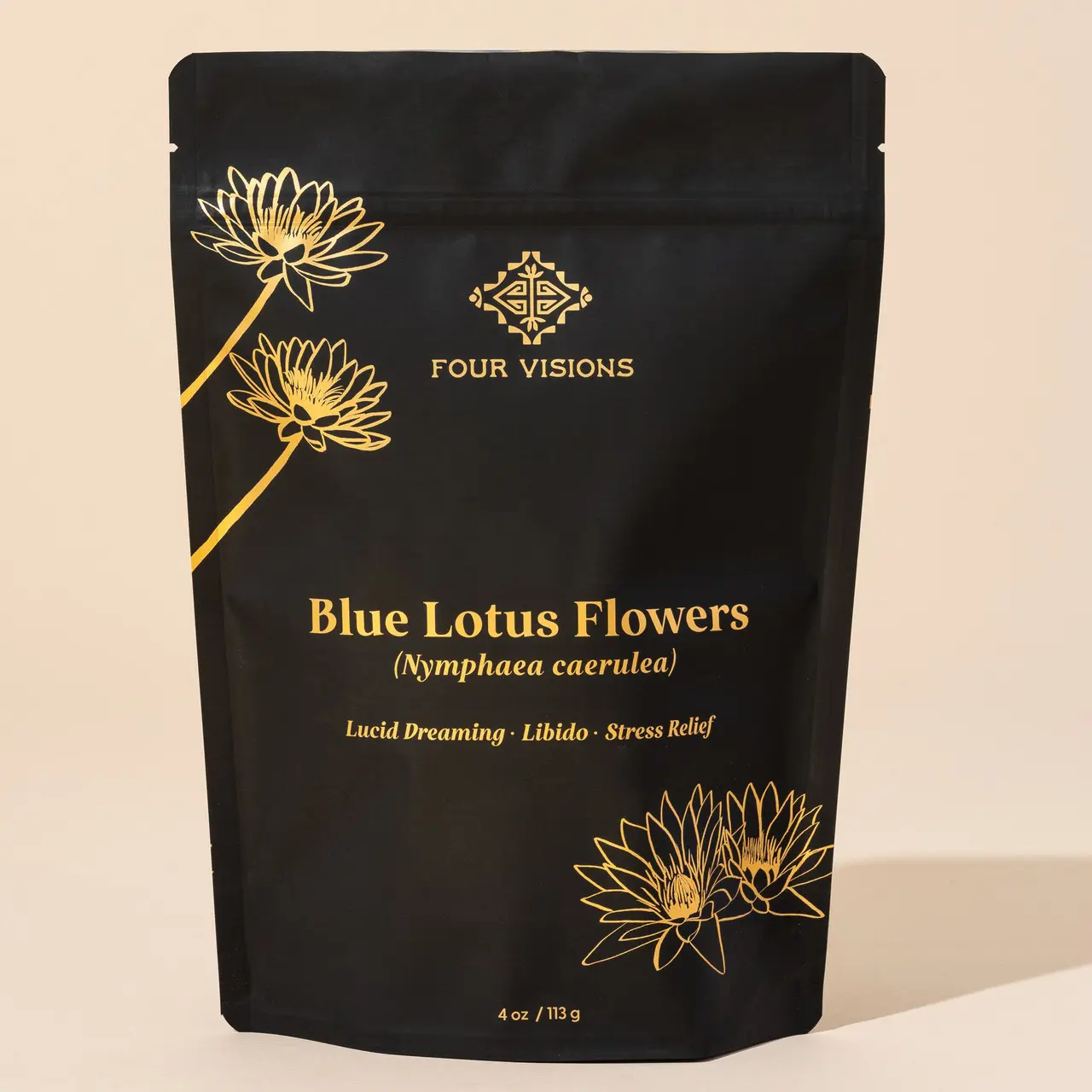 Blue Lotus Flower Tea | Organic Blue Lotus for Relaxation & Evening Rituals | Four Visions