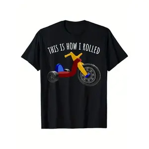 Retro 1980S Nostalgia Graphic Tee, 1980S Vintage Design T-Shirt, Men'S Casual Short Sleeve Shirt