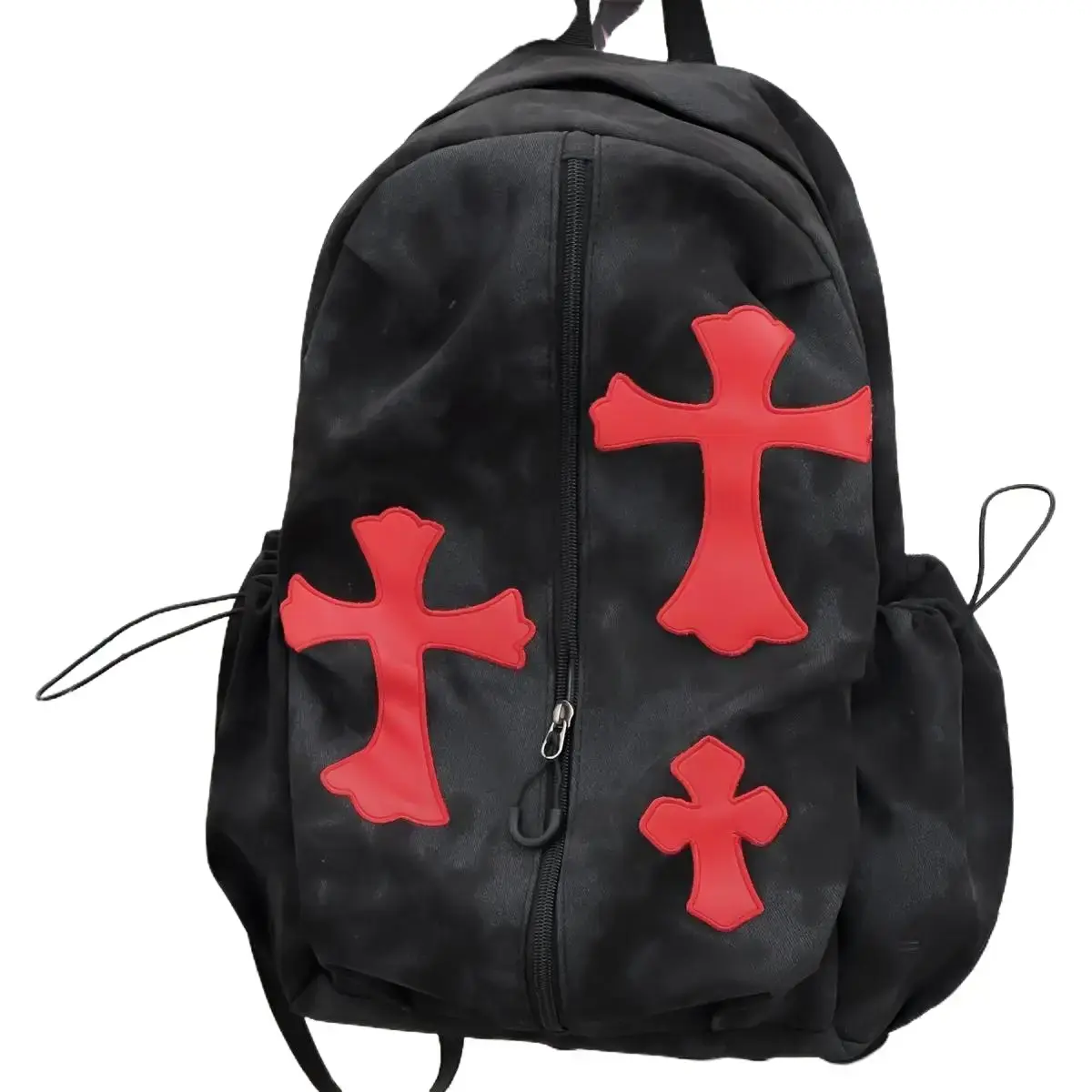 Vintage Dark Cross Backpack, High Street Lightweight Versatile Daypack for Men & Women Daily Commute