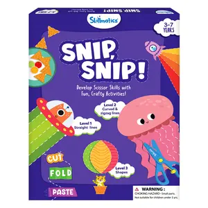 Skillmatics Snip, Snip - Art & Craft Activity, Practice Scissor Skills, Craft Kits, Gifts for Toddlers, Girls & Boys Ages 3 to 7 paper crafts