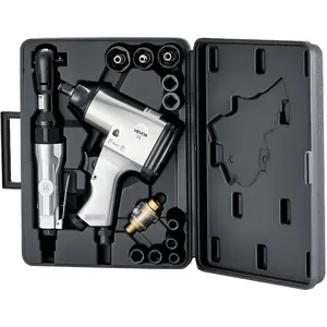 Summervibes VEVOR 71 Pieces Pro Air Tool and Accessories Kit - 1/2 Air Impact Wrench, 3/8 Ratchet Wrench, 1/2 Die Grinder, 4500BPM Hammer, Blow Gun for Auto Repair, Home DIY Project - Storage Case IncludedVEVOR Super Brand Day