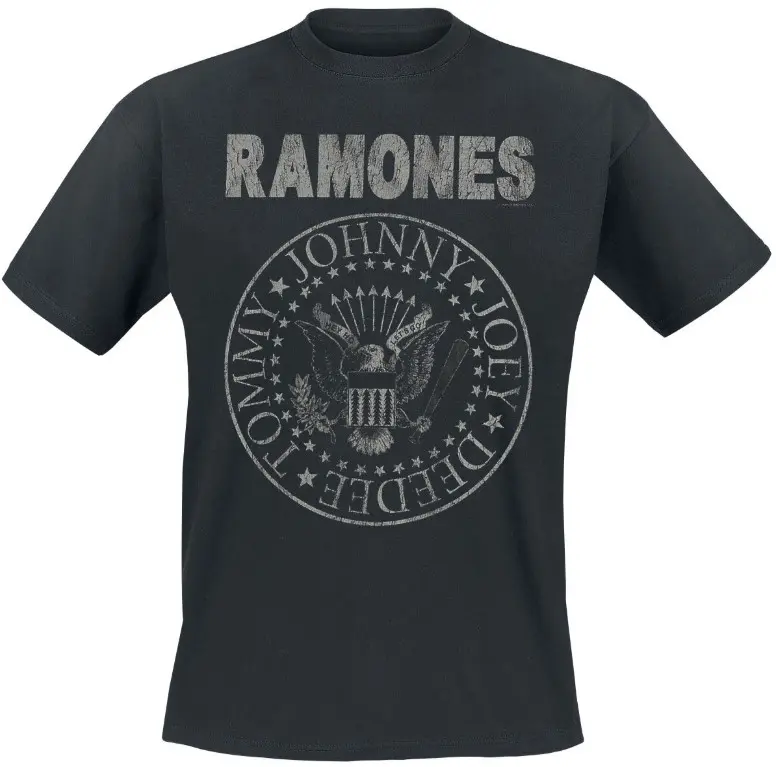 "Hey Ho Let's Go - Vintage" T-Shirt black by Ramones
