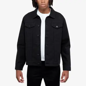 X RAY Men's Denim Jacket in JET BLACK Size Small