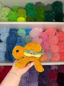Crochet Burger Turtle