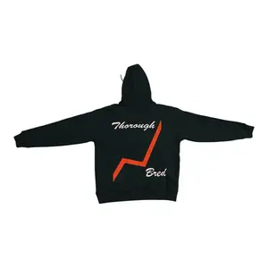 Olive Resilience TB Hoodie - Black Long Sleeve with "Resilience" Text, Casual Style, Comfortable Fit