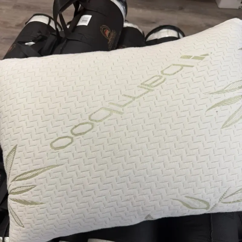 Memory  foam Bamboo pillow-Soft , Cooling comfortable Bed pillow with carry bag