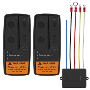 2.4G Wireless Electric Winch Remote Control Kit Dual Remote Switch
