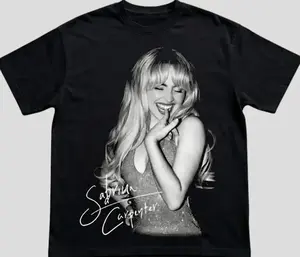 Vintage Graphic Sabrina T-Shirt,Carpenter Shirt, Short N Sweet Tour Merch, Concert Fans, House Tour Shirt,Y2k Style Clothing Unisex For Men & Women 0ZJ