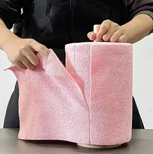 Microfiber Cleaning Cloth Roll -75 Pack,Reusable Car Cleaning Cloth,Tear Away Microfiber Cleaning Cloth, Reusable Paper Towels ,Commercial Shop Rags,Reusable, Washable, Scratch Free, Microfiber Towels for Cars,home essentials,father’s day gift