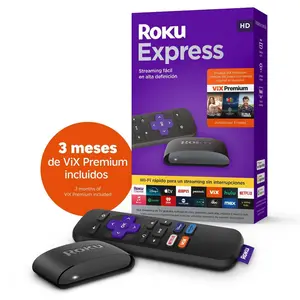 Roku Express (Spanish Edition) HD Streaming Device with VIX Premium Offer Roku Express HD Dispositivo de Streaming Con VIX Premium