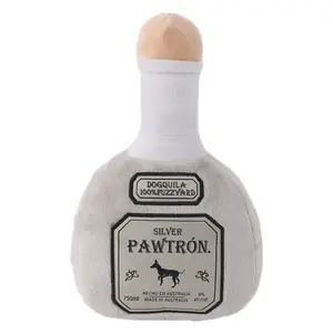 FuzzYard Dog Toy Silver Pawtron