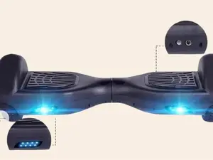 GlareWheel M2 Hoverboard Light Up Wheels Bluetooth