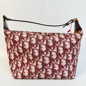 Pre-owned Dior Christian Trotter Canvas vintage Pouch Bag