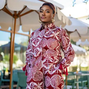 Zahra Magenta Two-Piece Pant Set