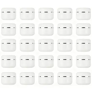 30pcs 30ML Silver Edge Cream Box, Portable Travel Dispenser Bottles, Cosmetic Jar Sample Containers, Makeup Storage Cases, Stackable Containers
