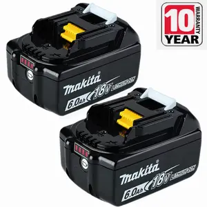 NEW 1or2 Pack For Makita 18V 6.0Ah LXT Lithium-Ion Battery BL1830 BL1850 BL1860 Tool Kit