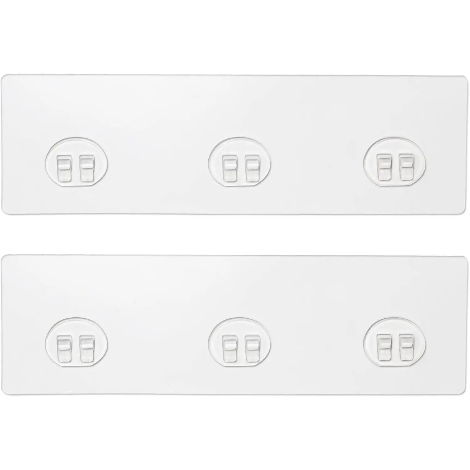 2 Pack Shower Caddy Adhesive for Replacement, Strong Transparent Adhesive for Shower Caddy Sticky Pads, No Drilling for Corner Shelf Basket, Bathroom Storage Shelves, Kitchen Racks and Soap Holder