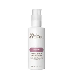 Paul Mitchell Extra-Body Thicken Up Styling Liquid - 200ml Gel for Haircare with UV Protection & Body Building Formula Volumizing Lengthening Hy Volume Cloud Foam Mousse
