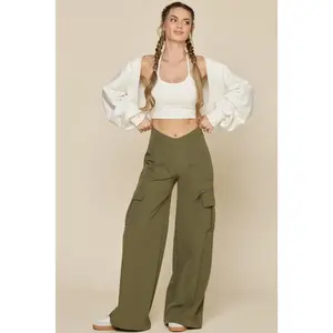 Y2K Cargo Pant - Dark Olive