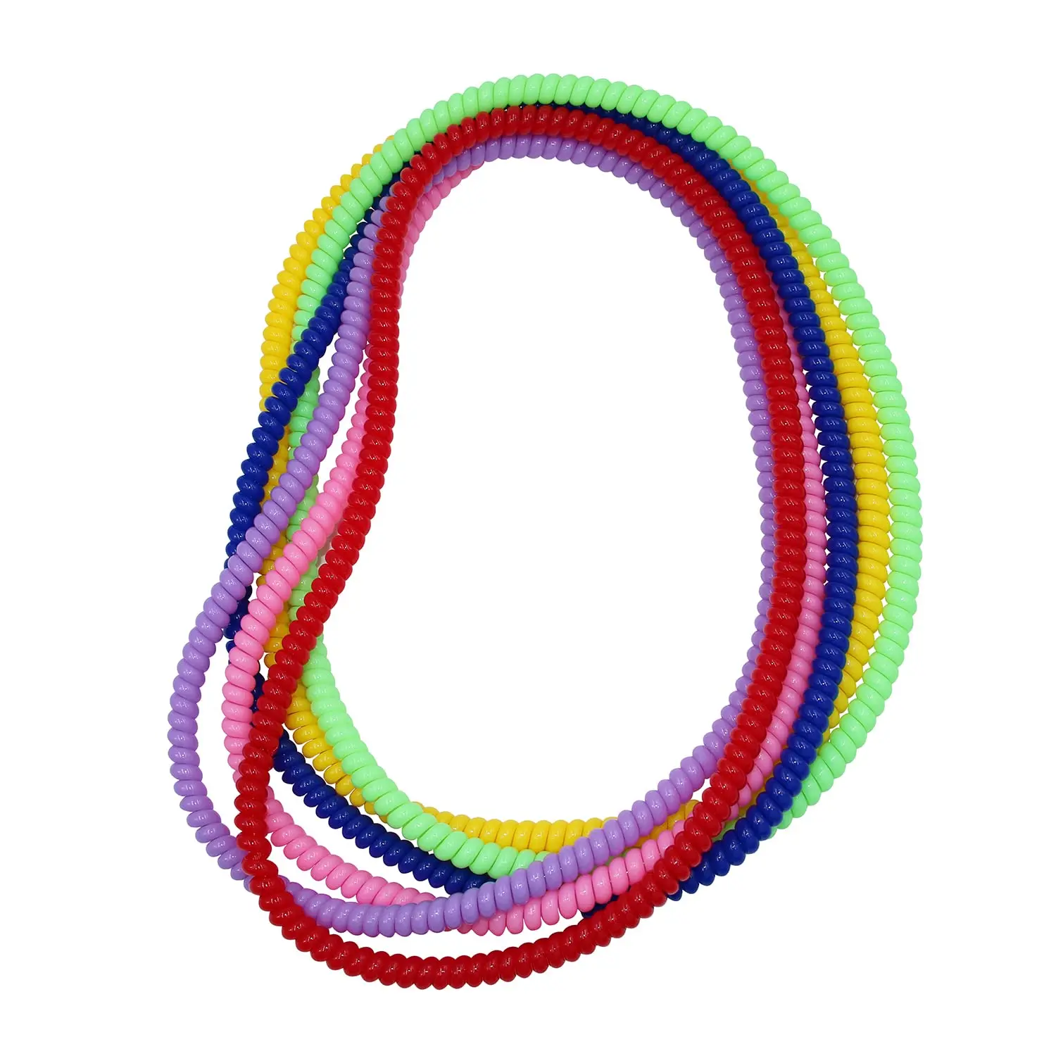 FN40 Sensory Chew Necklace for Boys Girls and Adults, 6 Pack Stretch Chewing Necklaces for Kids with Autism ADHD SPD, Oral Motor Aids Chew Toys Reduce Fidgeting for Kids and Adult Chewer