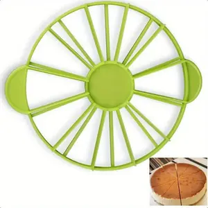 10/12 Slices Cake Equal Portion Cutter Slicer Round Bread Cake Mousse Divider Slice Marker Baking For Household Kitchen Utensils Gadgets